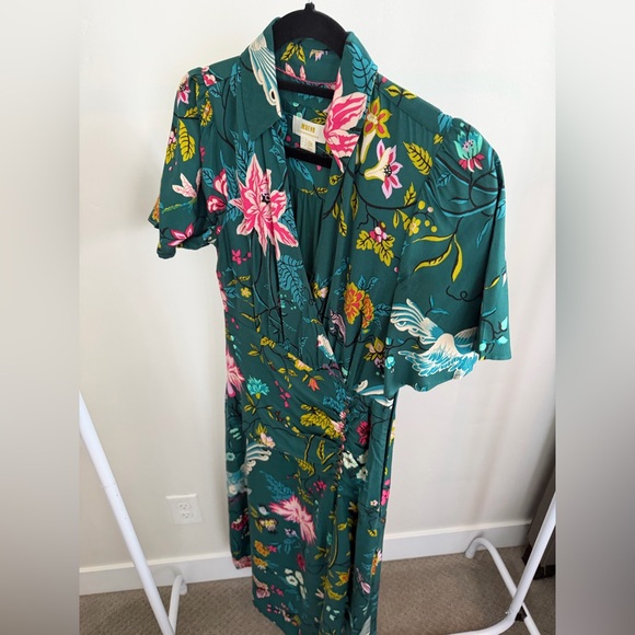 Anthropologie Dresses & Skirts - ANTHROPOLOGIE Maeve Floral Green Dress